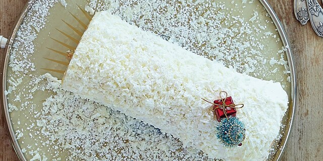 Bûche blanche-neige