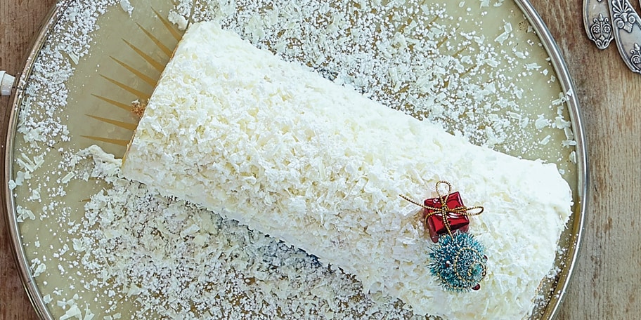 Bûche blanche-neige
