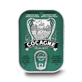 Cocagne | Sardines | Huile d'olive | Sans peau/arrêtes 