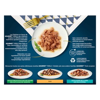 Purina-Gourmet | Aliment chat | Filettines classic | +2 gratui 