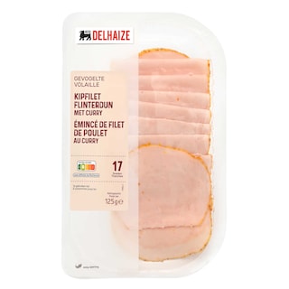 Delhaize | Emince filet poulet curry 125 gr