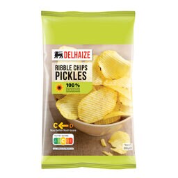Delhaize | Chips | Ribbled | Pickles 200 gr