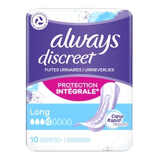 Always | Discreet | Verbanden | Urineverlies | Long 