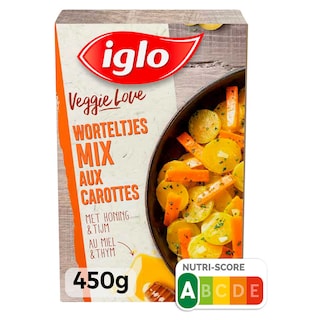 Iglo | Veggie Love | Worteltjes | Honing en Tijm 