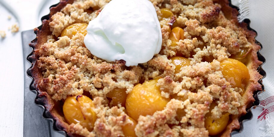 Crumble aux mirabelles et aux épices