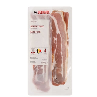 Delhaize | Lard fumé 300 gr