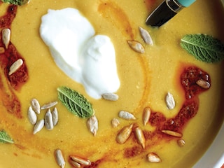 Soupe de lentilles au curry