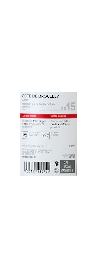 France - Frankrijk | Bourgogne - Cru du Beaujolais | Côte de Brouilly Rood 