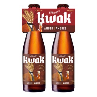 Kwak | Bière ambrée | 8,4% Alc. | Bouteille 4 x 33 cl