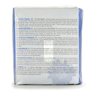 Delhaize | Care | Serviette hygiéniques | Ultra nuit 