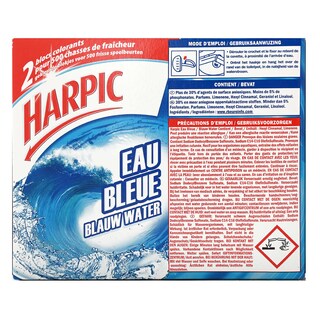 Harpic | Bloc WC | Anti-calcaire | Eau Bleue 