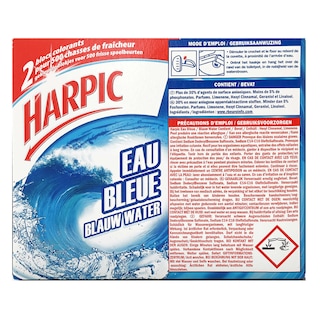 Harpic | Bloc WC | Anti-calcaire | Eau Bleue 