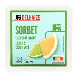 Delhaize | Sorbet | Citron | Citron vert 