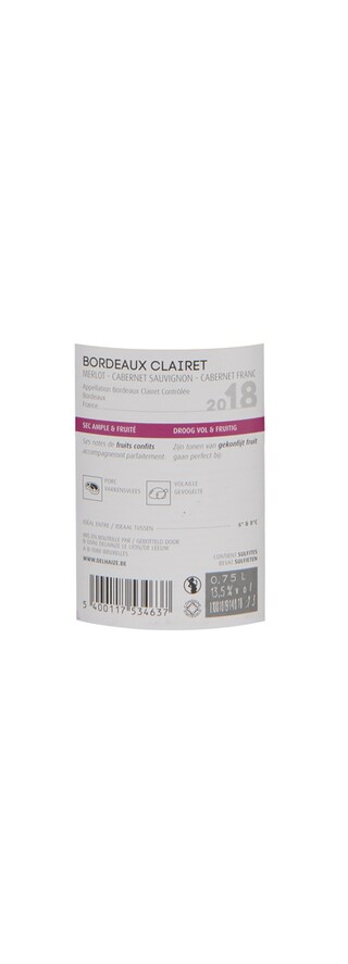 France - Frankrijk | Bordeaux - Bordeaux AC | Bordeaux Clairet 2018 