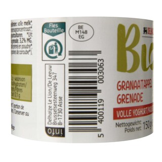 Delhaize | Bio | Grenadine | Volle yoghurt 