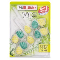 Delhaize | Bloc-WC | Power | 5 Goutes | Citron | Duo 