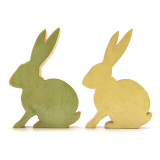 Delhaize | Lapin en bois | 15cm 