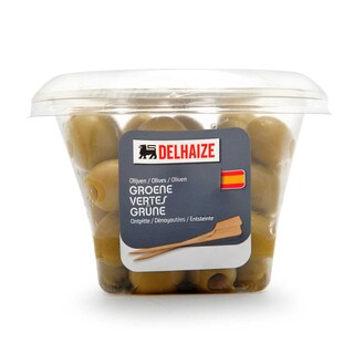 Delhaize | Olives vertes | Dénoyautées 