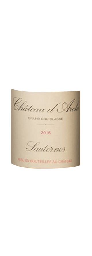 Chateau D'Arche | Sauternes Grand Cru Classé | 2015 