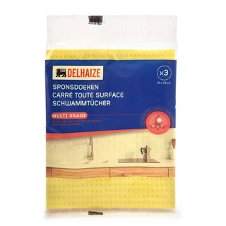 Delhaize | Sponsdoeken | Schoonmaak | Viscose 