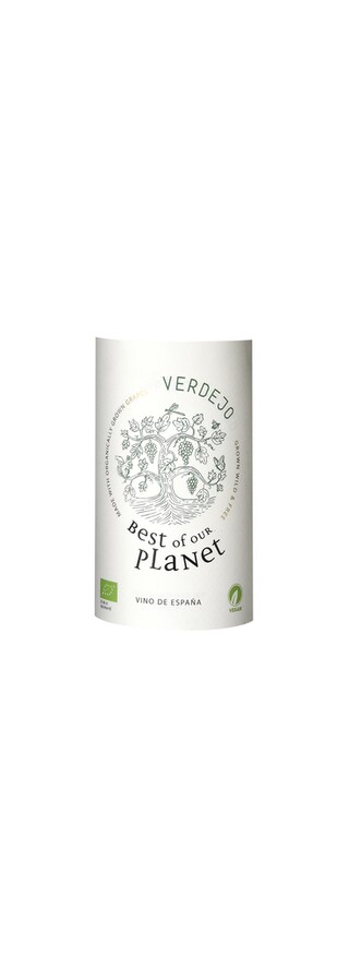 Espagne - Spanje | Valencia | Best planet | Verdejo | 75CL | 2019 | Witte wijn | Bio 