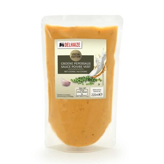 Delhaize | Sauce verte poivre avec cognac 