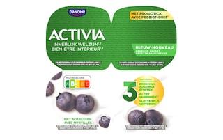 Activia | Yoghurt | Bosbes | Bifidus | Probiotica 4 x 125 gr
