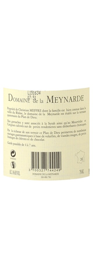 France - Frankrijk | Rhône - Plan de Dieu AC | Domaine de la Meynarde Rouge 