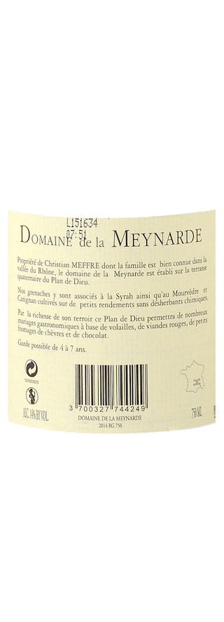 France - Frankrijk | Rhône - Plan de Dieu AC | Domaine de la Meynarde Rood 