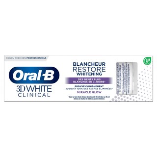 Oral-B | 75ml | 3dw | Clinic miracle glow 