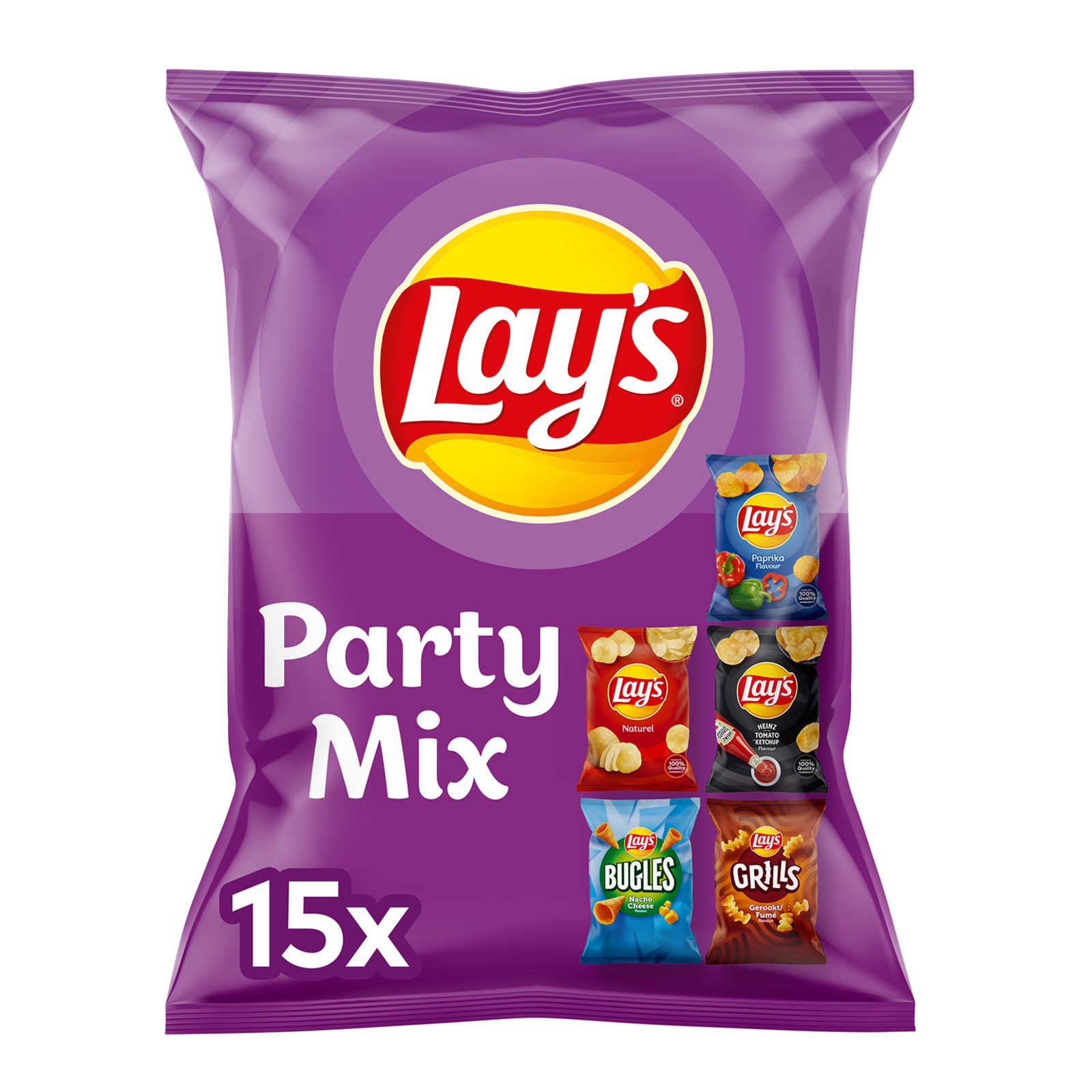 Lay's Chips Party Mix 15 packs 396 gr Delhaize