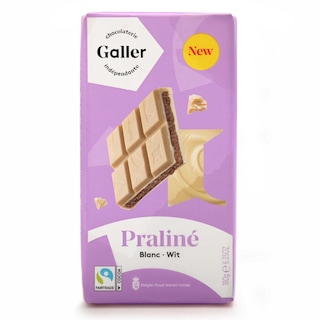 Galler | Chocolade | Tablet | Wit Praliné 