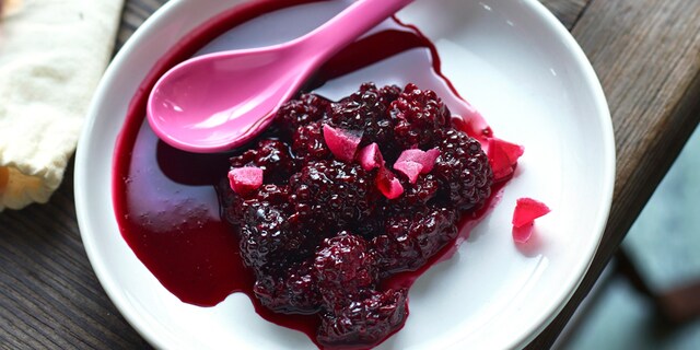Compote de mûres aux cuberdons