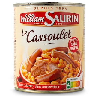 William Saurin | William Saurin | Cassoulet | Mitonné |Plat Préparé |420g 