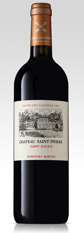 France - Frankrijk | Bordeaux - Saint Julien | Château Saint Pierre | Houten Kist | 2015 | Rood 