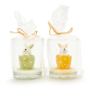 Delhaize | Bougie en verre | Lapin | 7.3cm 