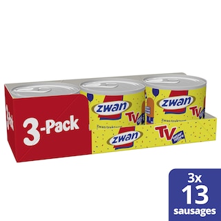 Zwan | TV | TV Saucisse | Nature | 3-Pack 