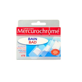 Mercurochrome | Pansements | Bain | Aqua-résis 