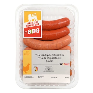 Delhaize | Chipolata | Kip | Trio 