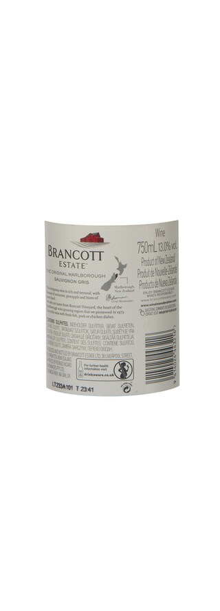 Marlborough | Nouvelle Zélande-Nieuw Zeeland | Brancott Sauvignon Gris 2018 