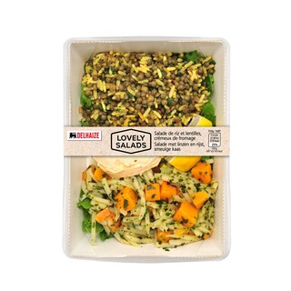 Delhaize | Lovely Salad riz et lentilles 