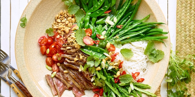Salade de boeuf thaïlandaise