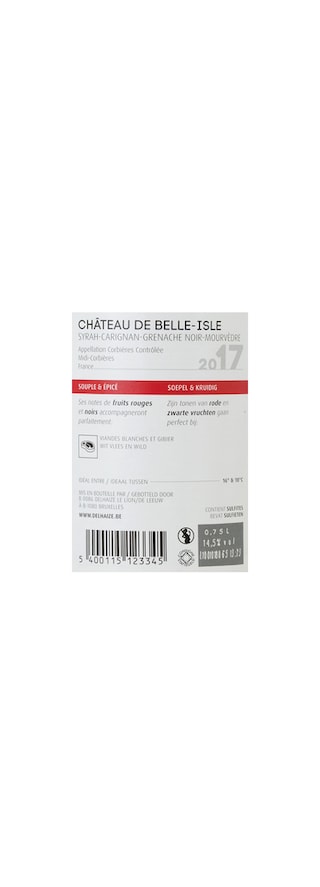 France - Frankrijk | Midi - Corbières AC | Château Belle Isle Rouge 