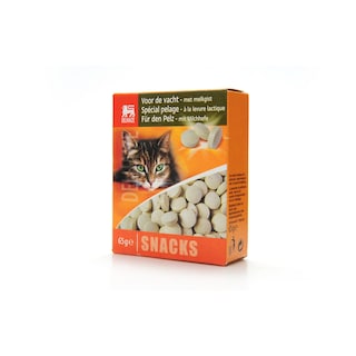 Delhaize | Aliment chat|Snacks|Pelage|Levure lactique 