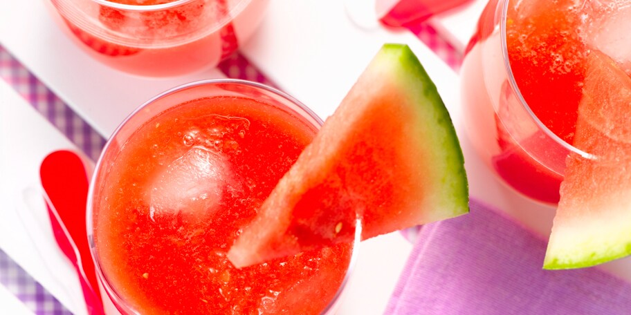 Cocktail wodka en watermeloen