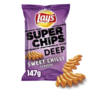 Lay's | Deep Ridged | Chips | Ribbled | Sweet chilli 