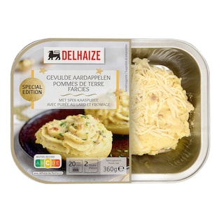Delhaize | Gevulde aardappel | Spek en kaas 