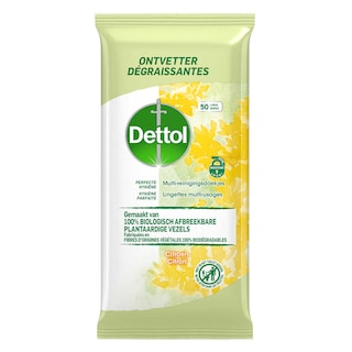 Dettol | Lingettes | Citrus | Biodégradable 