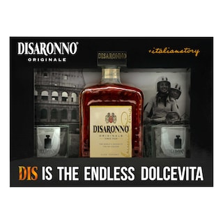 Disaronno | Amaretto | Original | Giftpack | 70cl+2GL 