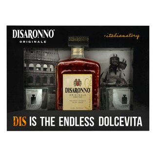 Disaronno | Amaretto | Original | Giftpack | 70cl+2GL 70 cl